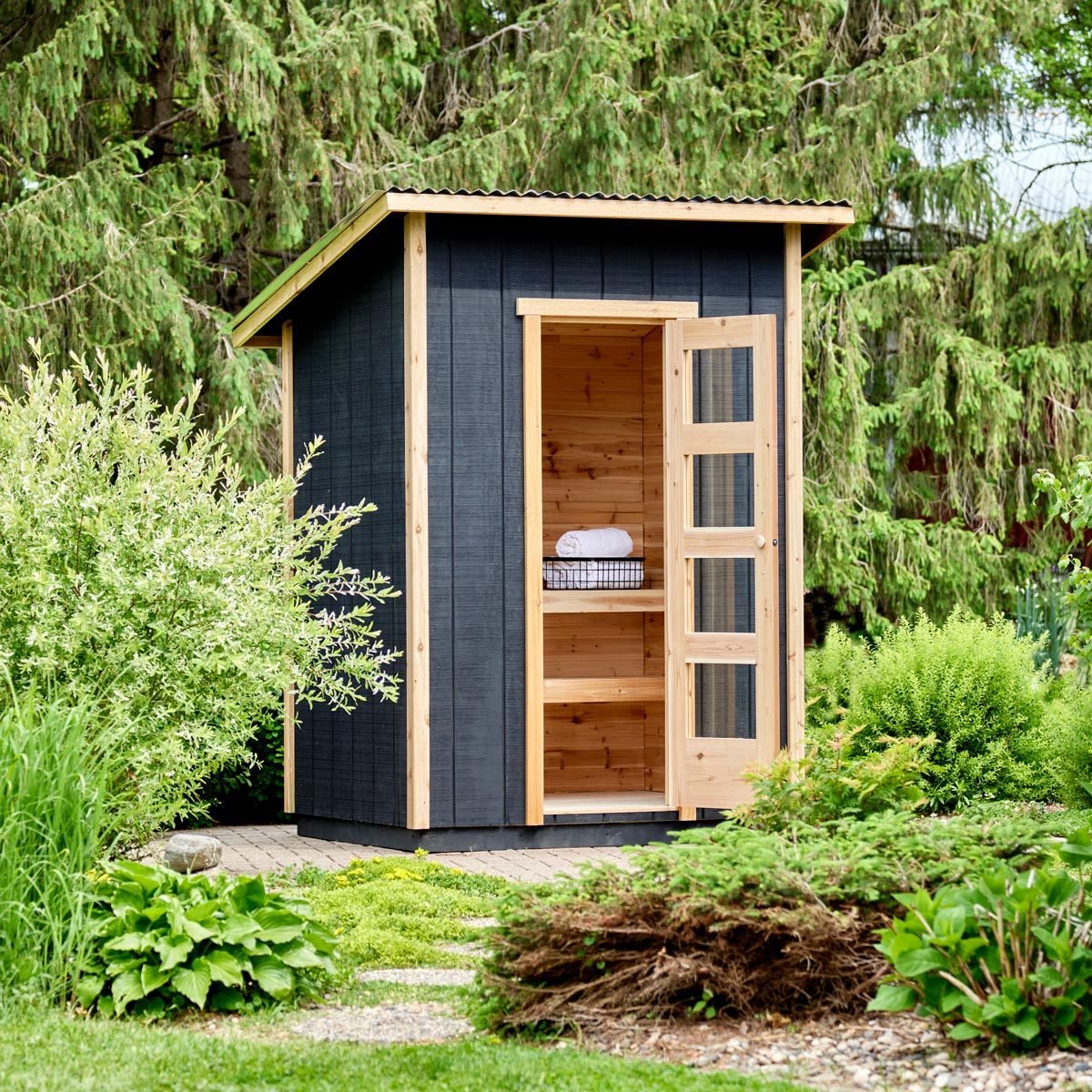 shop outdoor sauna kits online